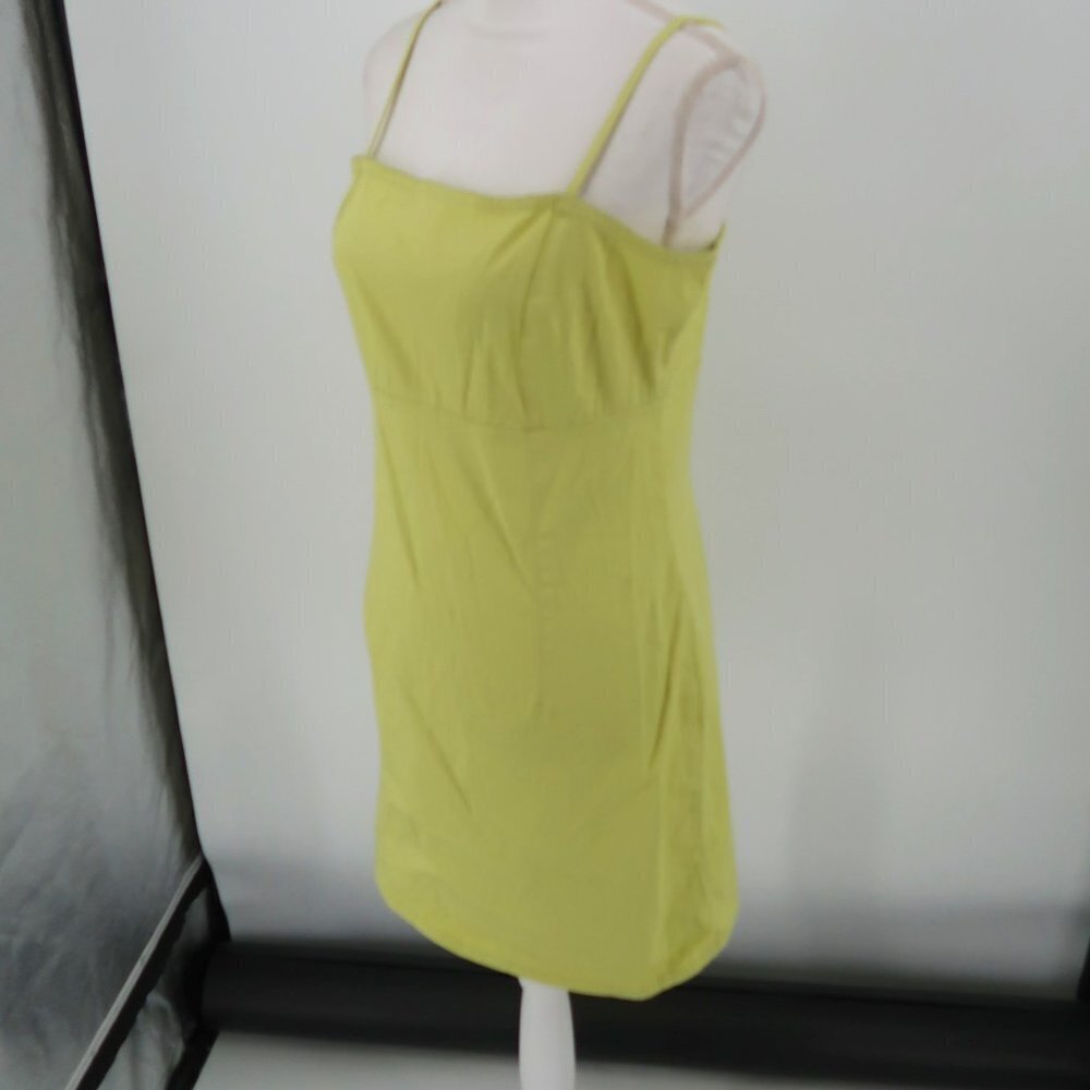 Wild Fable Spaghetti Strap Sun Dress in Color Lemon Size Medium NWT